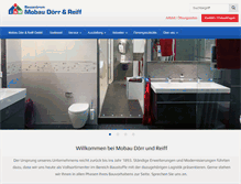 Tablet Screenshot of mobau-doerr-reiff.de